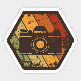 Retro Analog Photography Vintage Icon Sticker